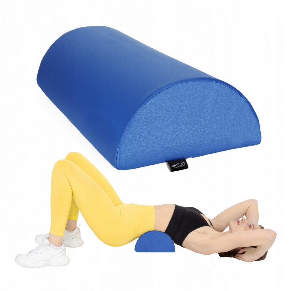 Полувалик для реабилитации и массажа 4FIZJO P-5905973402927 Blue 60 x 30 x 15 см