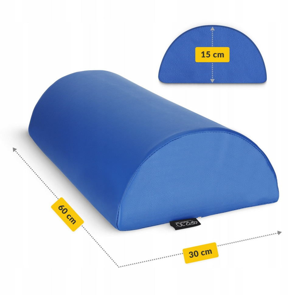 Полувалик для реабилитации и массажа 4FIZJO P-5905973402927 Blue 60 x 30 x 15 см