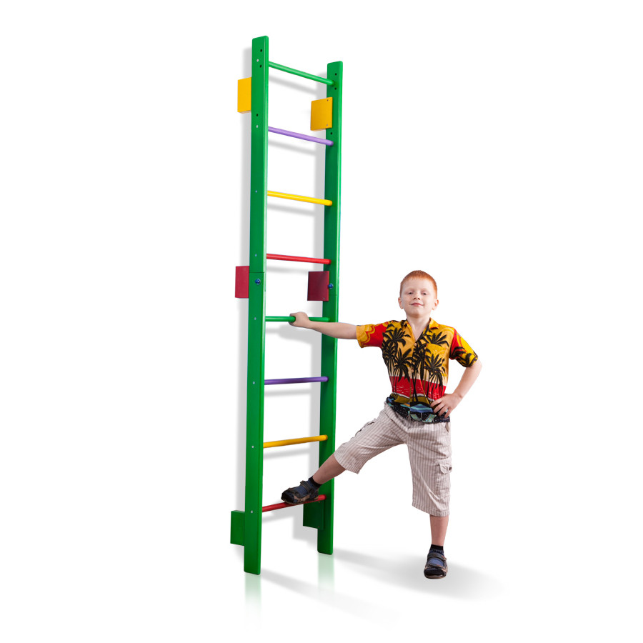 Шведська стінка SportBaby Teenager-0-220 (green) до 80 кг