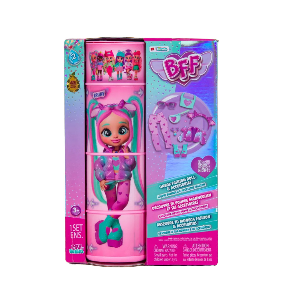 Детская кукла Брани BFF S2 Cry Babies IMC 908383 высота 20 см