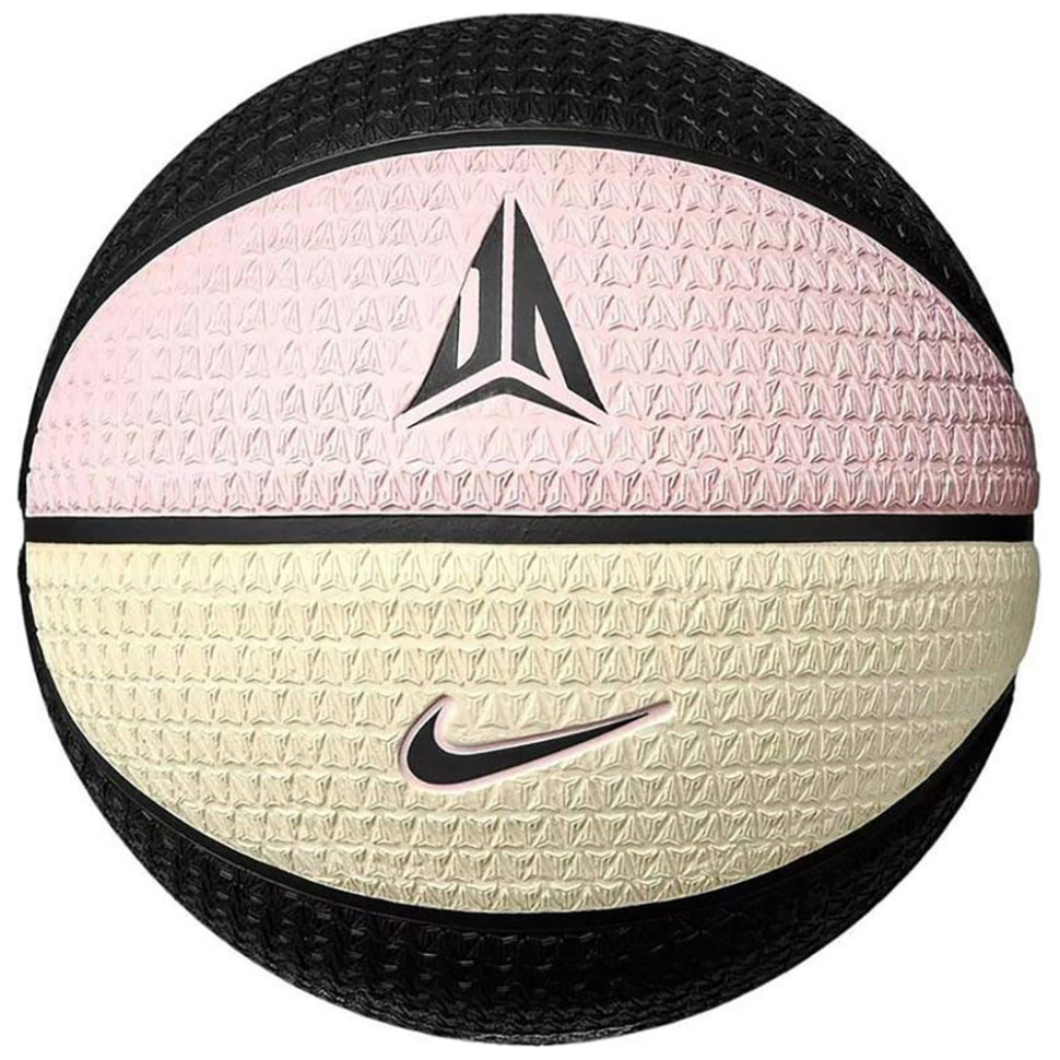 Мяч баскетбольный PLAYGROUND 8P J MORANT DEFLATED Nike N.101.1053.614.07 черно-розовый № 7