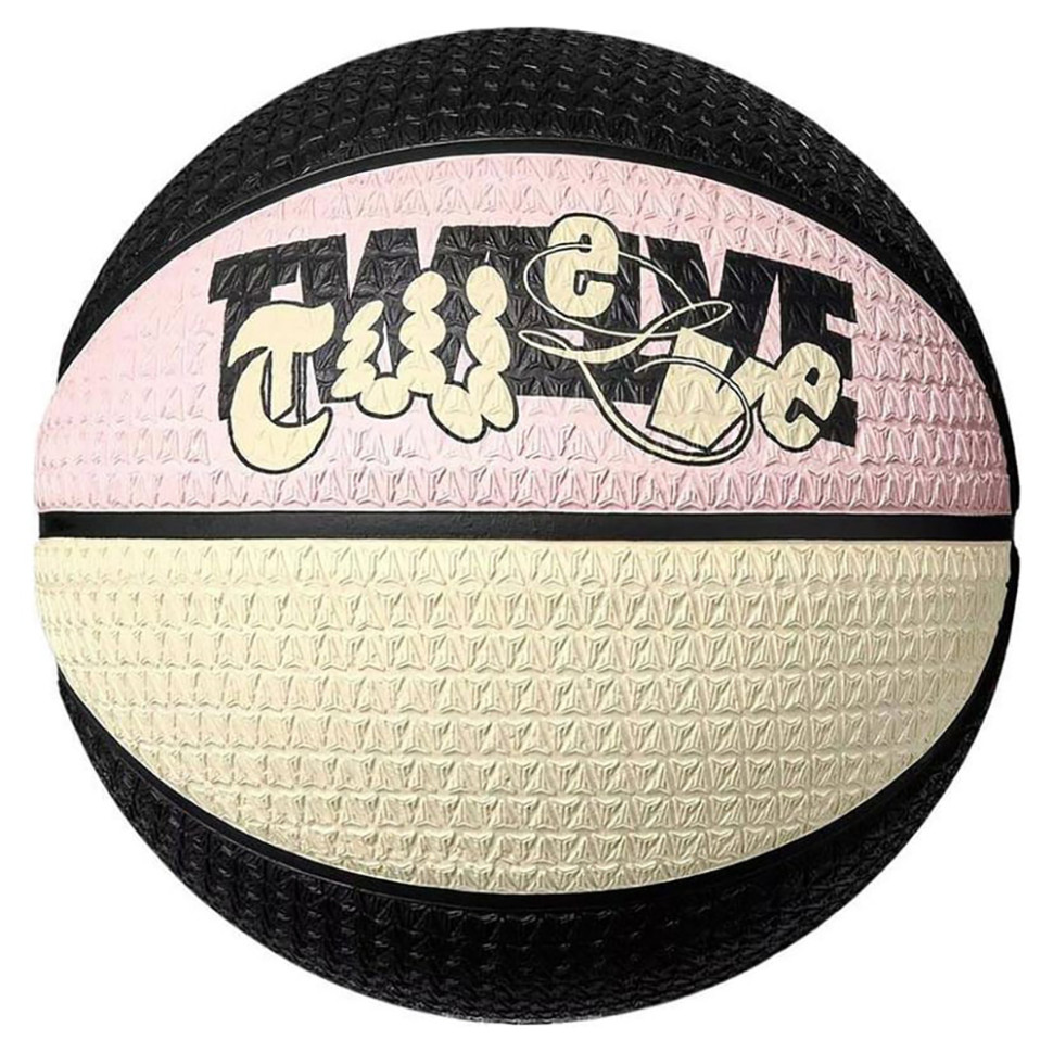 Мяч баскетбольный PLAYGROUND 8P J MORANT DEFLATED Nike N.101.1053.614.07 черно-розовый № 7
