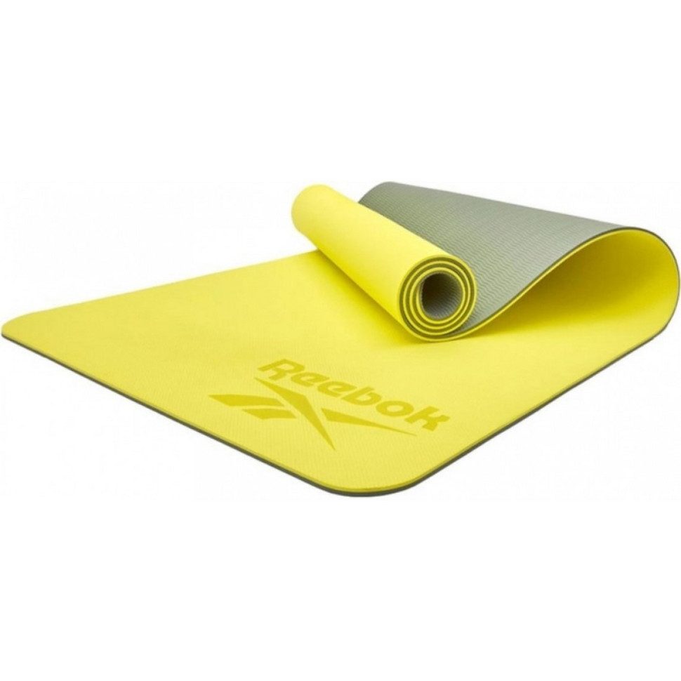 Двусторонний коврик для йоги Double Sided Yoga Mat Reebok RAYG-11042GR