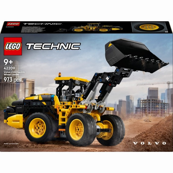 Конструктор Technic Колесный погрузчик Volvo L120 Electric LEGO 42209, 973 детали