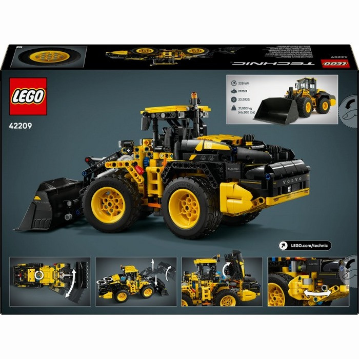 Конструктор Technic Колесный погрузчик Volvo L120 Electric LEGO 42209, 973 детали