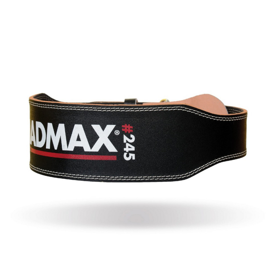 Пояс для важкої атлетики MFB-245 Full leather MadMax MFB-245_S, Black, S