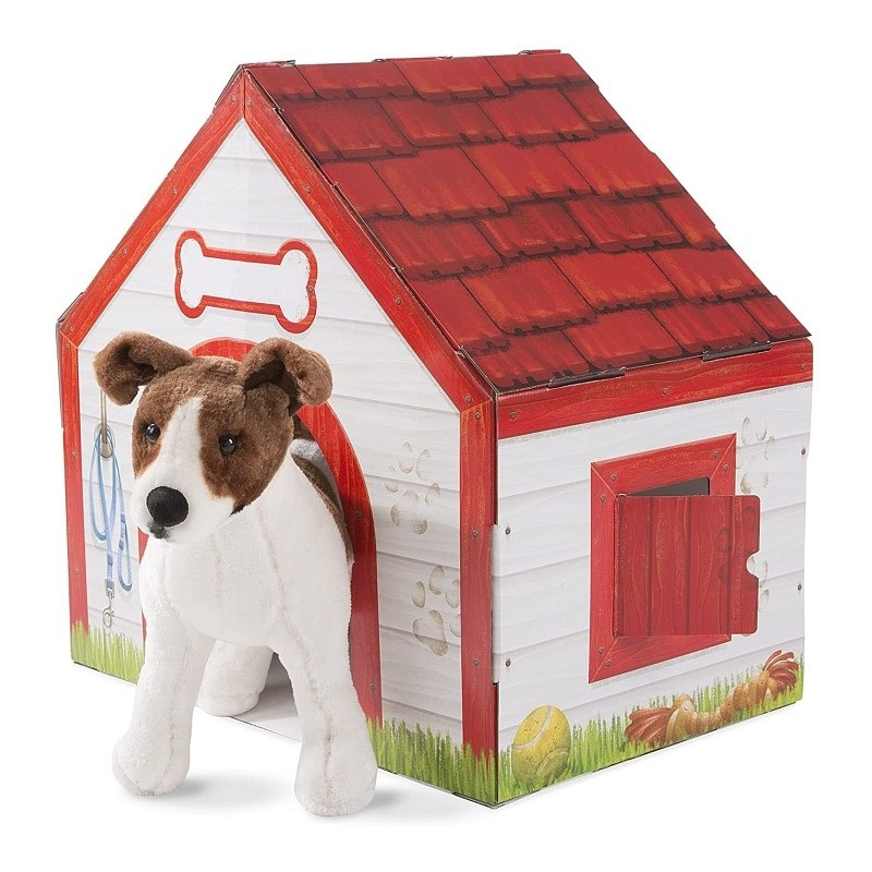 Картонний ігровий будиночок для собаки Melissa&Doug MD5514, 56х38х56 см