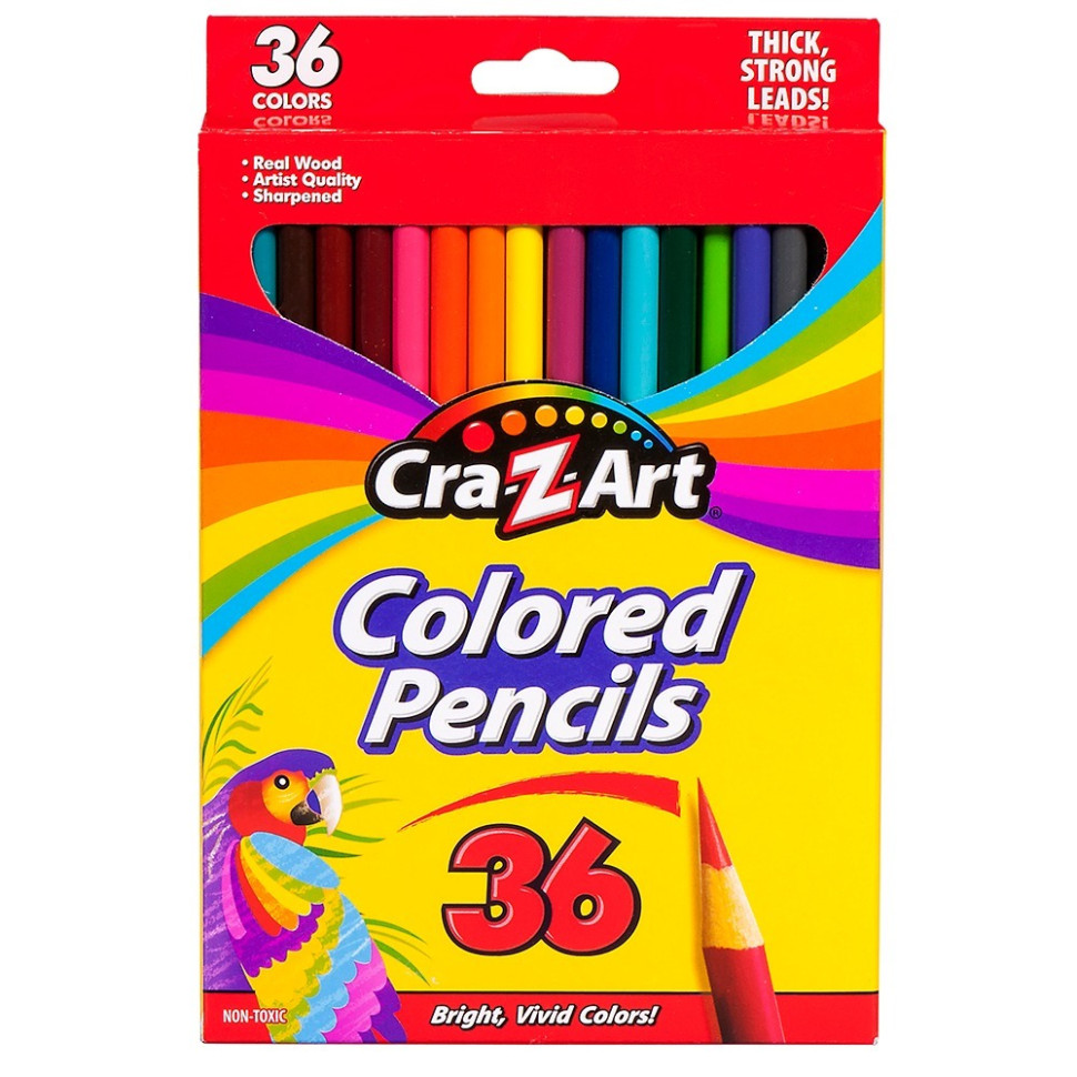 Набір дитячих різнокольорових олівців Cra-Z-Art 10438CRA 36 штук