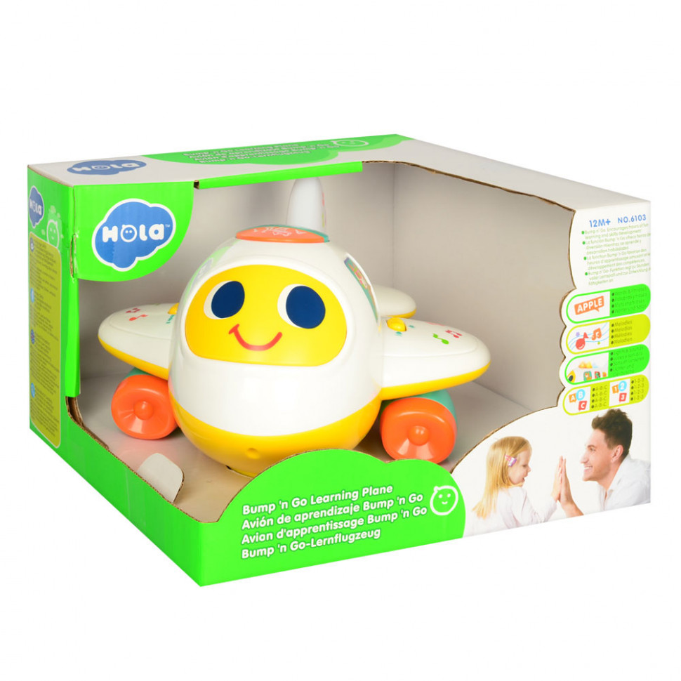 Детская игрушка Самолет Hola 6103 с музыкой и светом