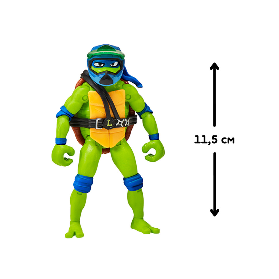 Боевой транспорт с фигуркой Леонардо на мотоцикле TMNT 83431 серии «Черепашки-Ниндзя MOVIE III» 