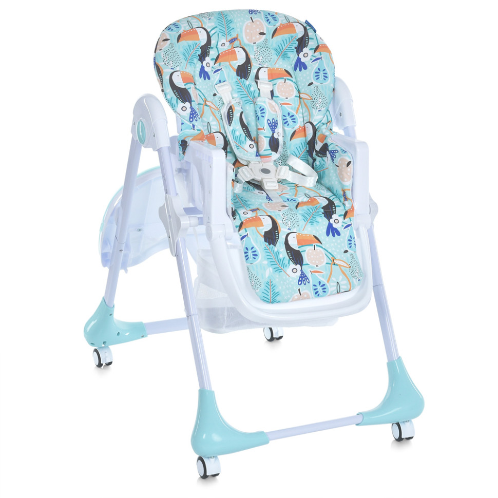 Стульчик для кормления Bambi M 3233 Toucan Mint высота регулируется