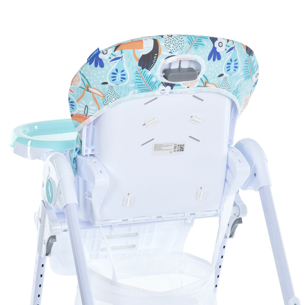 Стульчик для кормления Bambi M 3233 Toucan Mint высота регулируется