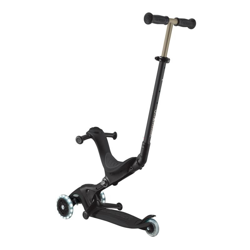 Дитячий триколісний самокат GO UP DELUXE LIGHTS 5 в 1 GLOBBER 646-720-2 до 50 кг