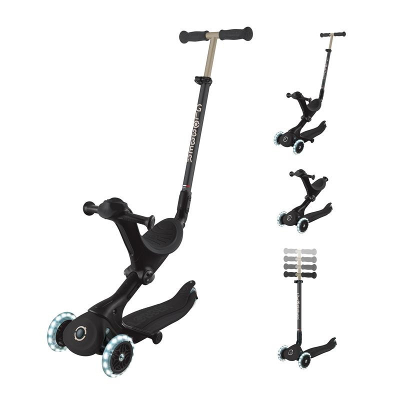 Дитячий триколісний самокат GO UP DELUXE LIGHTS 5 в 1 GLOBBER 646-720-2 до 50 кг