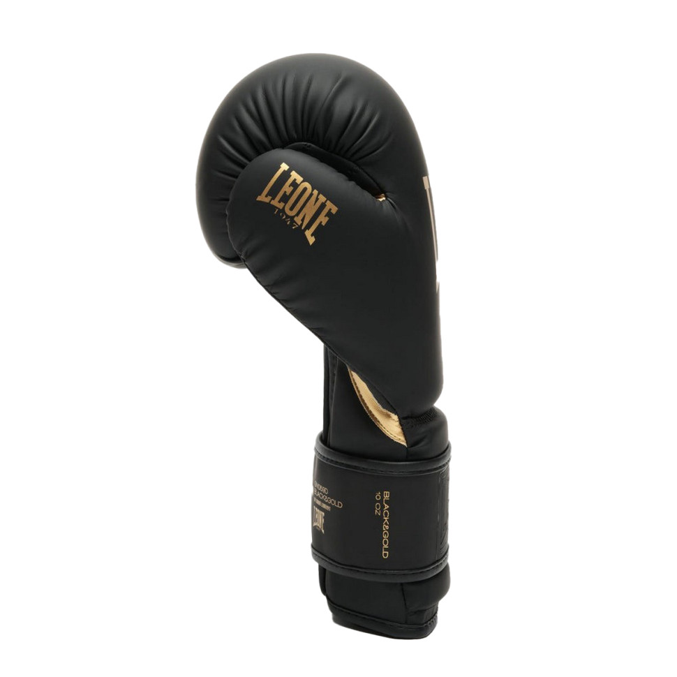 Боксерські рукавиці GN059D Leone GN059D_Bl/Gold_12oz 12 унцій (капа в комплекті)