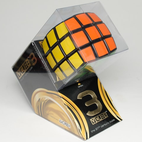 V-CUBE 3х3 Black Pillow | Кубик 3х3 чорний круглий 00.0034