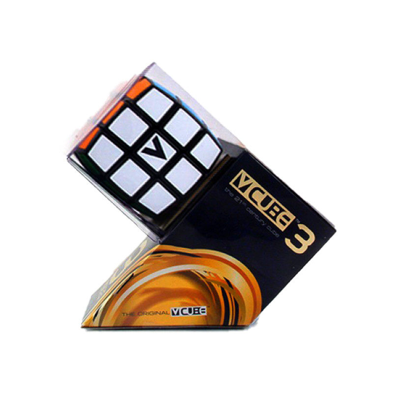 V-CUBE 3х3 Black Pillow | Кубик 3х3 чорний круглий 00.0034