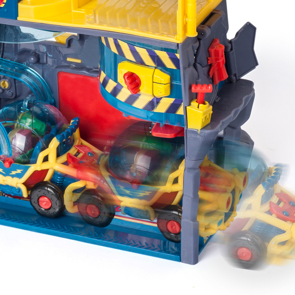 Игровой набор Штаб-квартира Superthings S SPSTSP112IN40 штаб, машина, 3 фигурки