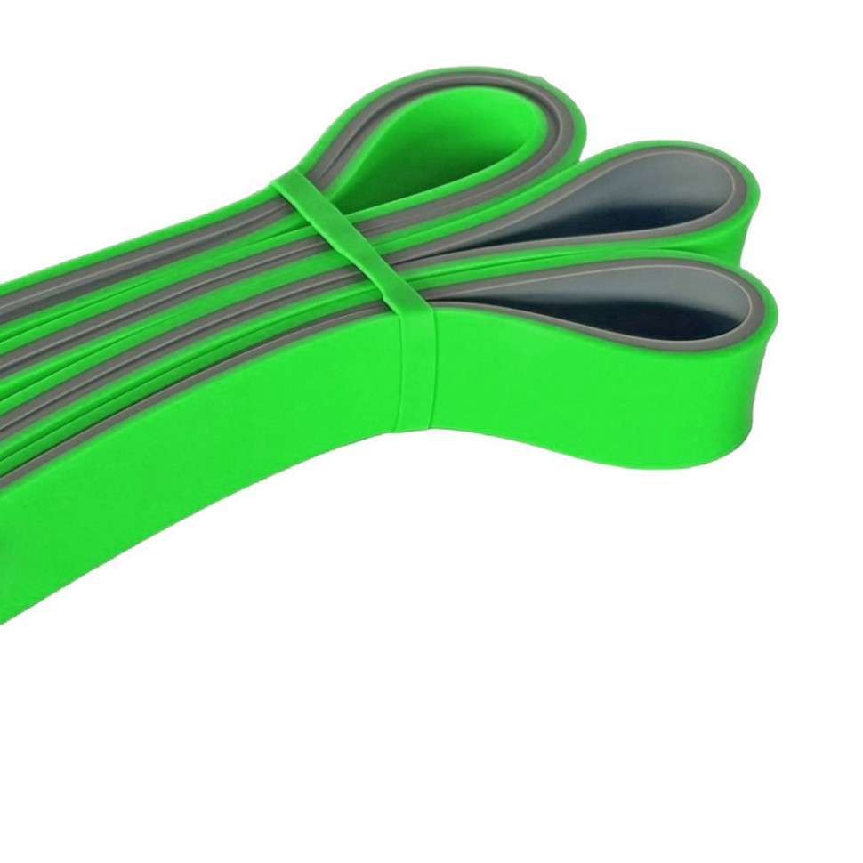 Эспандер-петля (резинка для фитнеса и кроссфита) 4116 Double Colors PowerPlay PP_4116_Green_(16-32kg) 16-32 кг