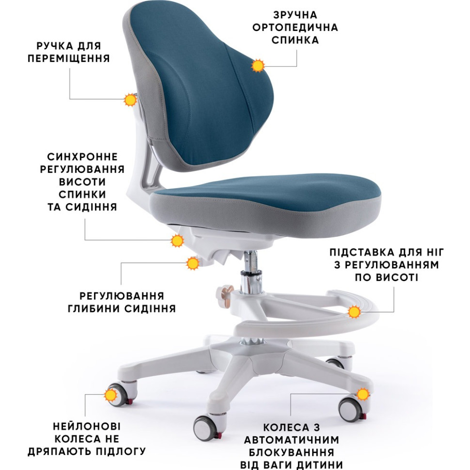 Детское кресло Mio Classic Evo-Kids Y-405 DB, Dark blue
