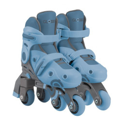 Роликові ковзани 2в1 GLOBBER 780-200 сіро-сині, розмір 26-29, до 20 кг