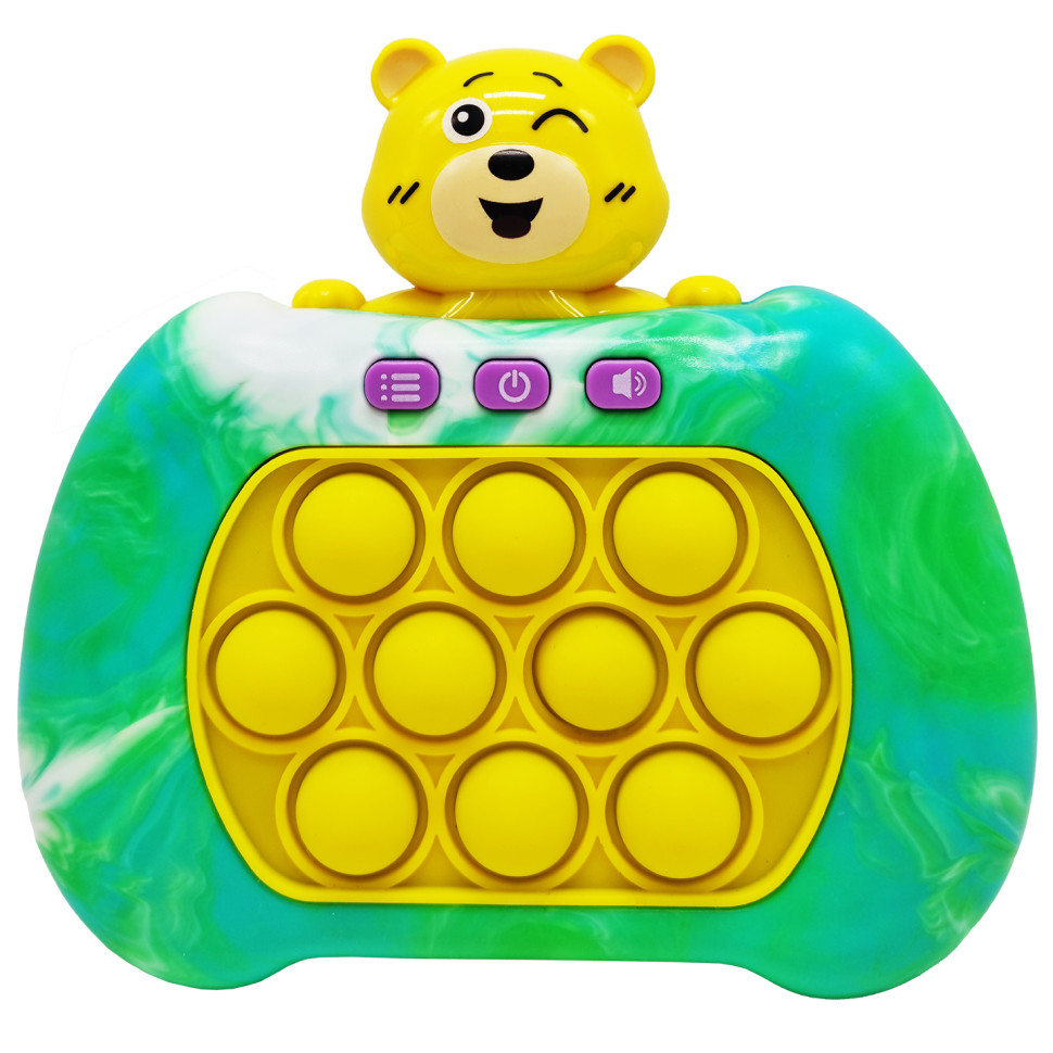 Электронная приставка Pop It консоль Quick Push Puzzle Game Fast Bambi 37382K антистресс игрушка 