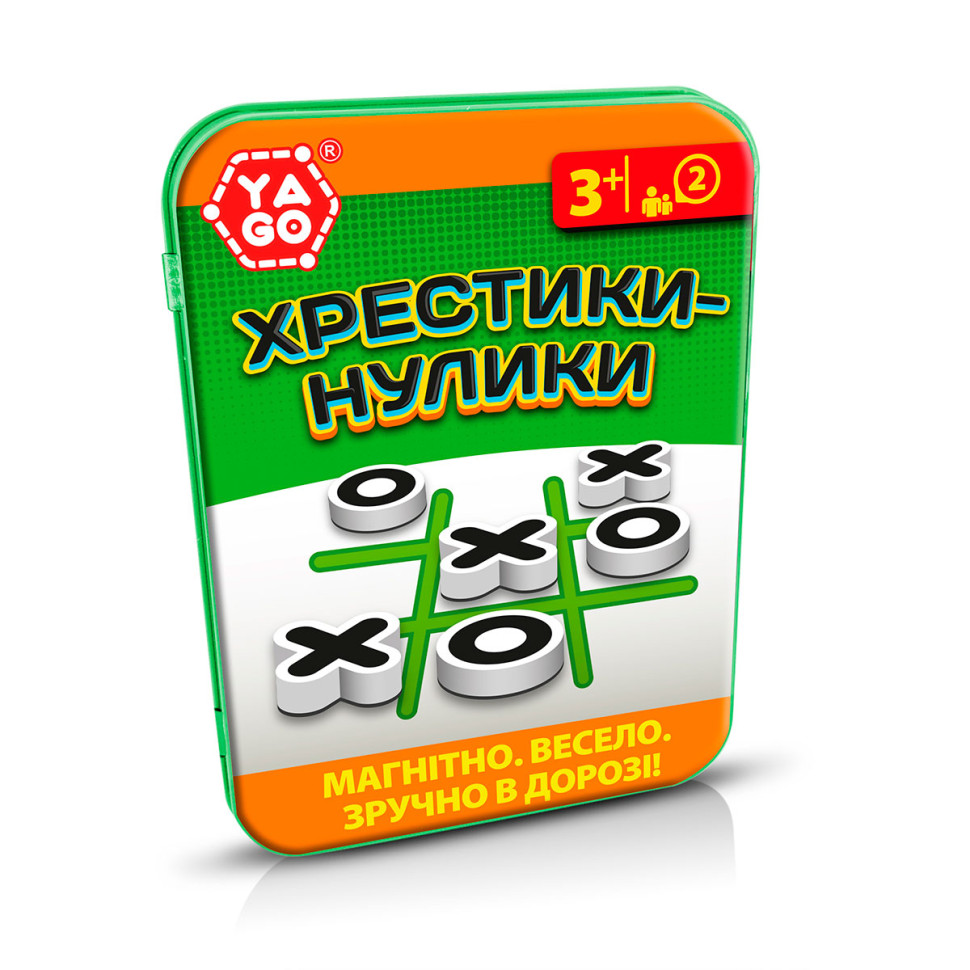 Дорожная игра Крестики-нолики YAGO 40110 магнитная
