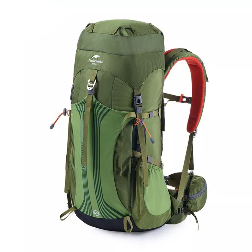 Рюкзак туристический NH16Y020-Q Naturehike 6927595787908, 55 л, зеленый