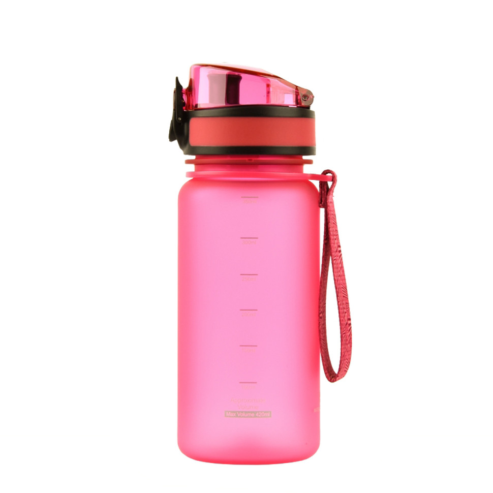 Бутылка для воды UZSPACE 3034(Pink) 350 мл, розовая