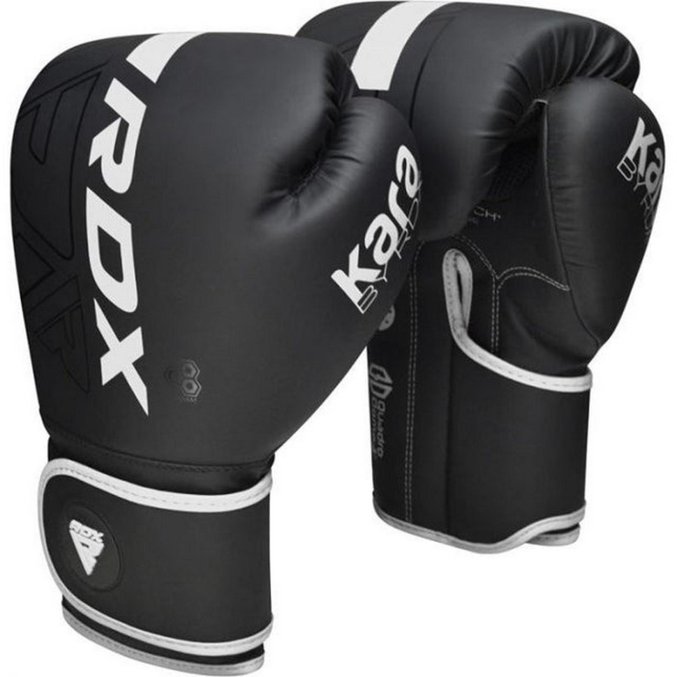Боксерські рукавиці F6 Kara Matte RDX Inc Limited BGR-F6MW-12OZ, White 12 унцій (капа в комплекті)