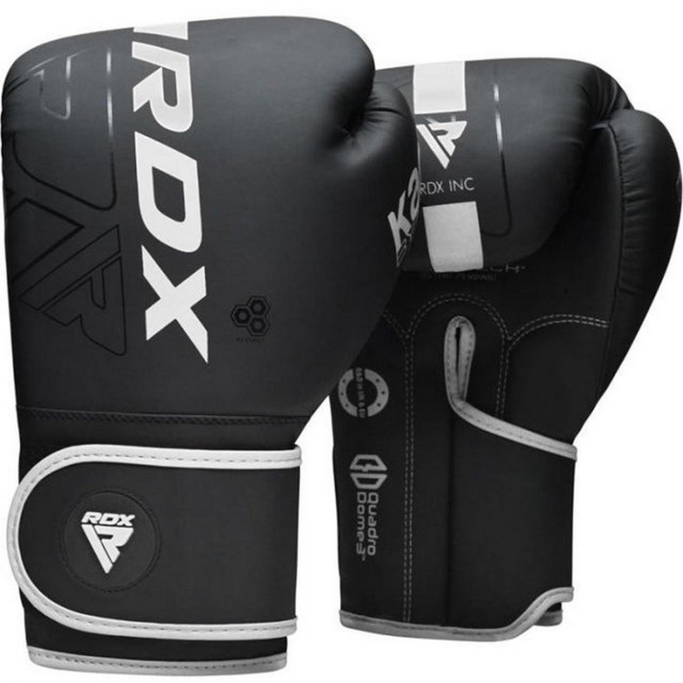 Боксерські рукавиці F6 Kara Matte RDX Inc Limited BGR-F6MW-12OZ, White 12 унцій (капа в комплекті)
