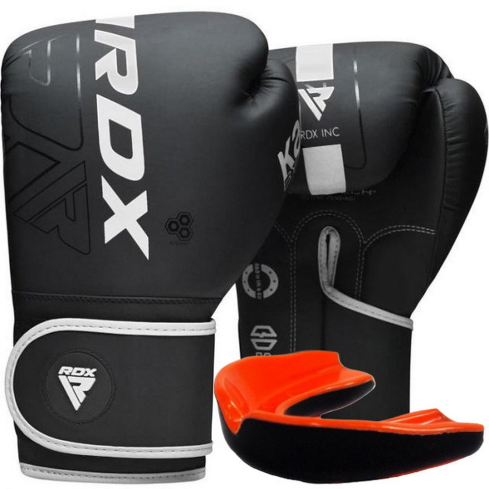 Боксерські рукавиці F6 Kara Matte RDX Inc Limited BGR-F6MW-12OZ, White 12 унцій (капа в комплекті)