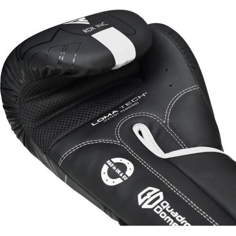 Боксерські рукавиці F6 Kara Matte RDX Inc Limited BGR-F6MW-12OZ, White 12 унцій (капа в комплекті)