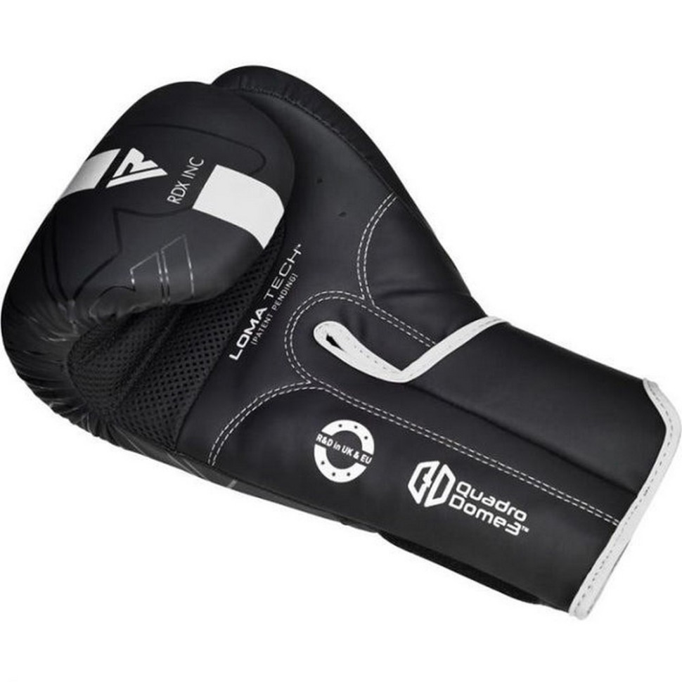 Боксерські рукавиці F6 Kara Matte RDX Inc Limited BGR-F6MW-12OZ, White 12 унцій (капа в комплекті)