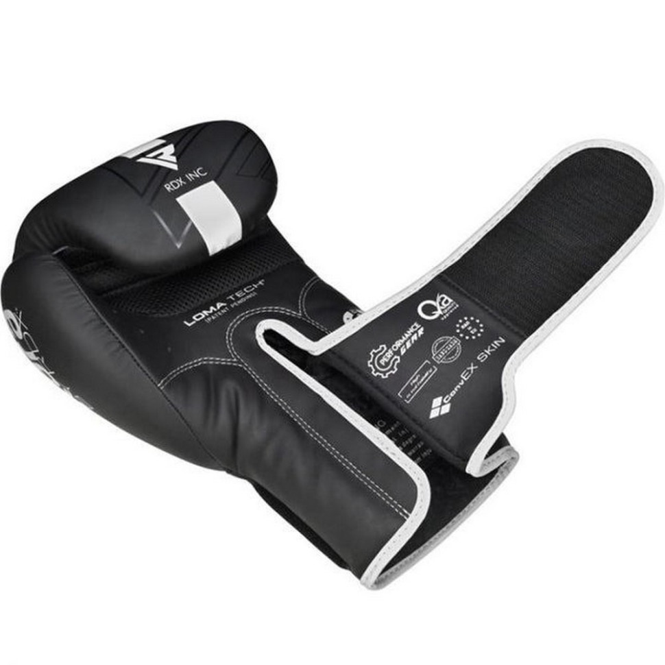 Боксерські рукавиці F6 Kara Matte RDX Inc Limited BGR-F6MW-12OZ, White 12 унцій (капа в комплекті)