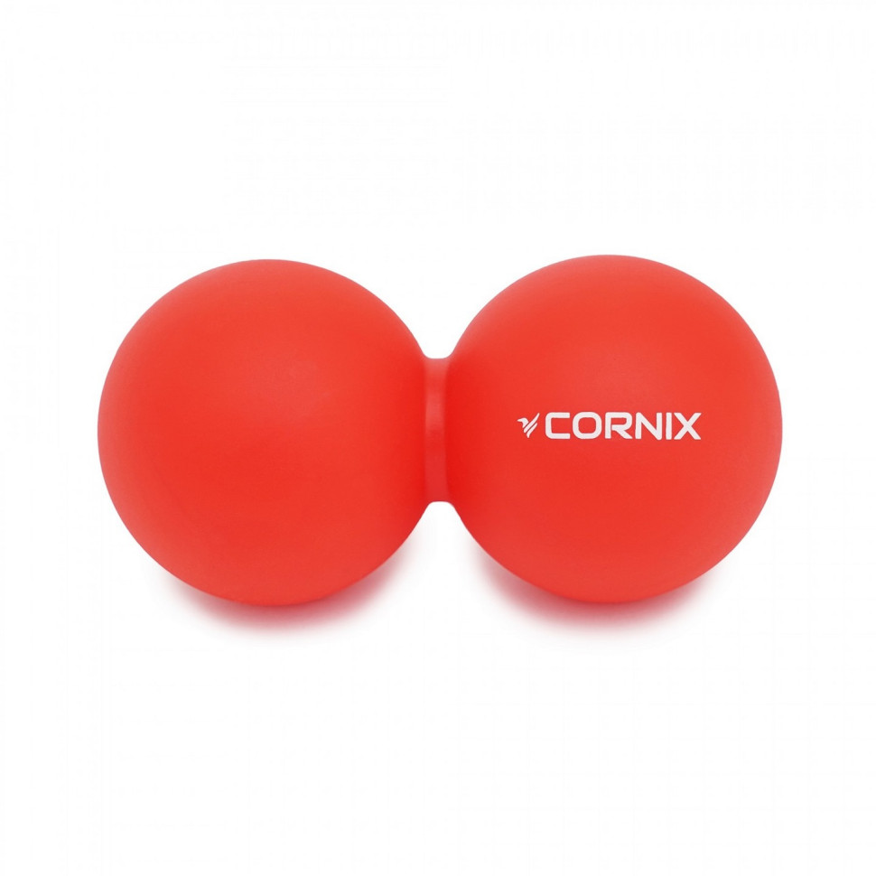 Масажний м'яч Lacrosse DuoBall Cornix XR-0112, 6.3 x 12.6 см, Red
