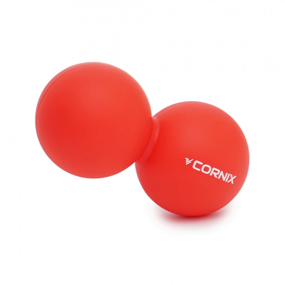 Масажний м'яч Lacrosse DuoBall Cornix XR-0112, 6.3 x 12.6 см, Red