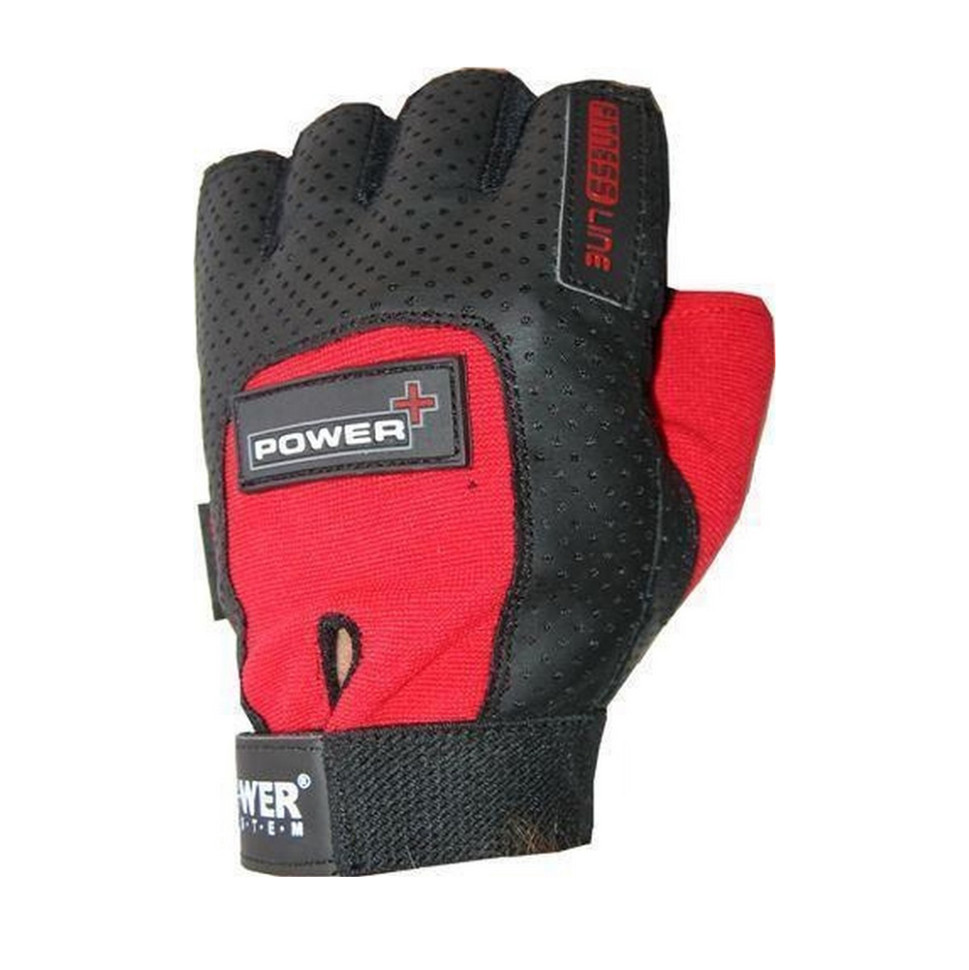 Перчатки для фитнеса Power Plus Power System PS-2500_XS_Black-red, XS 20 см