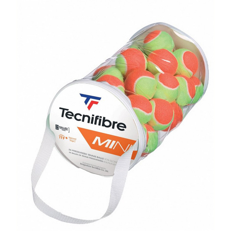 Мячи для большого тенниса Mini Tennis Tecnifibre 184304, 36 шт