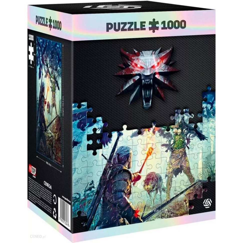 Пазл класичний Witcher: Leshen Puzzles GoodLoot 5908305238478, 1000 елементів