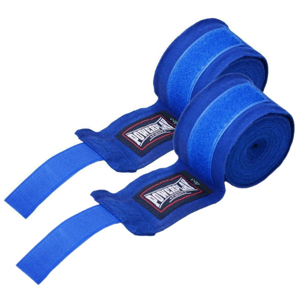 Бинти для боксу 3046 Nylon PowerPlay PP_3046_3m_Blue, розмір 3 метра