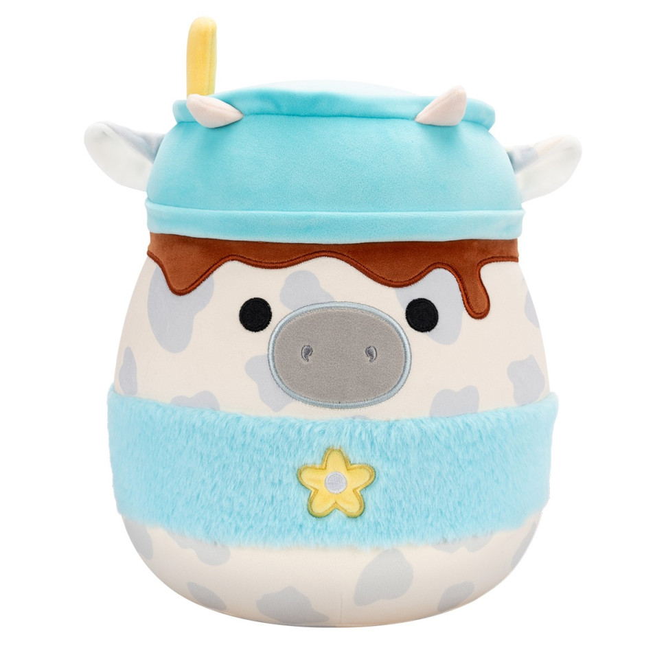Дитяча м'яка іграшка Сіра корівка Squishmallows SQER01263, 30 см