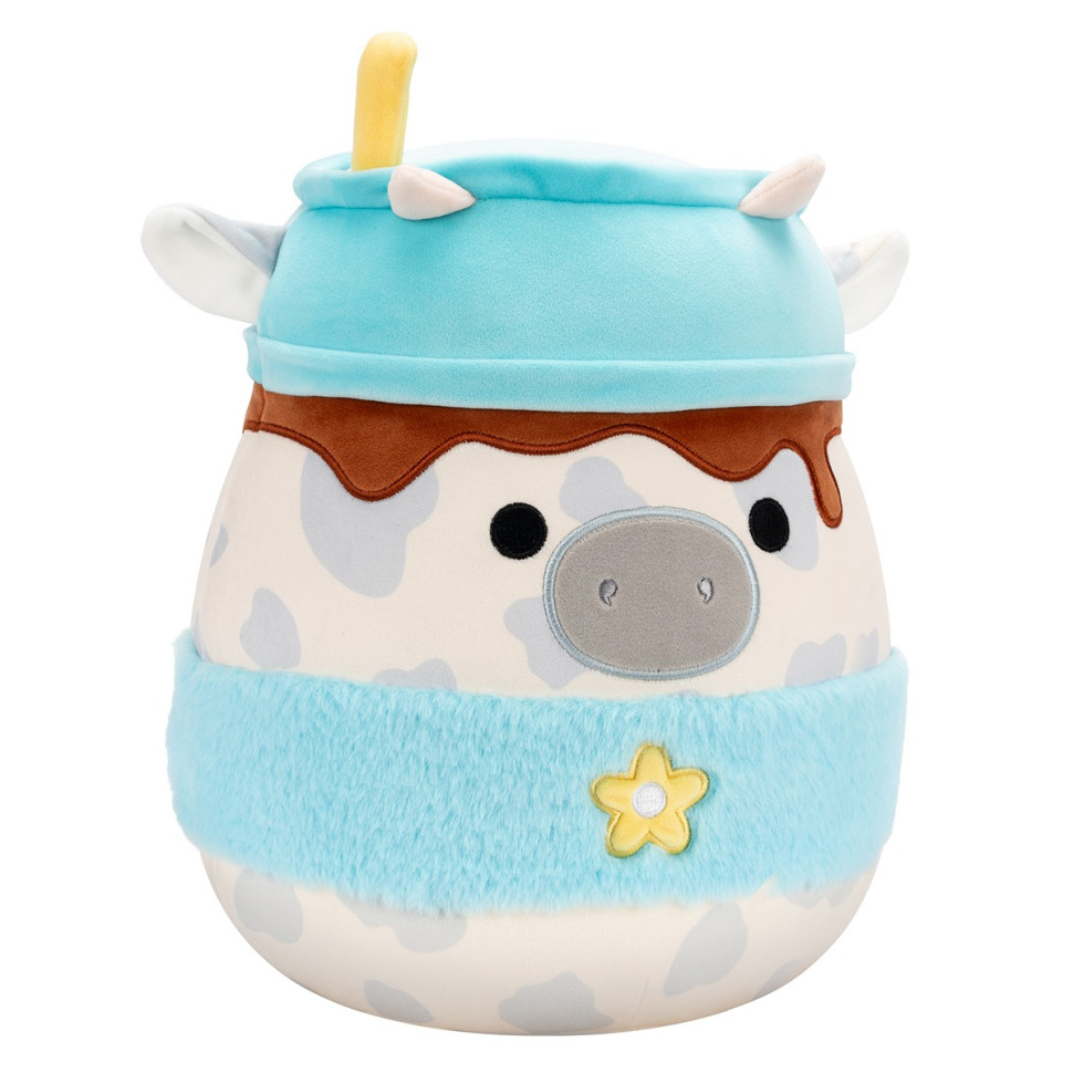 Дитяча м'яка іграшка Сіра корівка Squishmallows SQER01263, 30 см