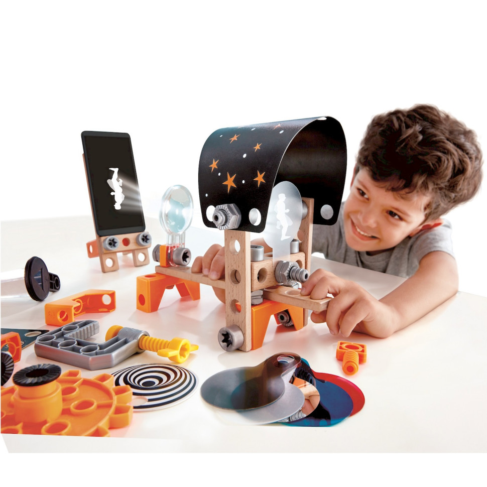 Конструктор Junior Inventor Оптическая лаборатория Hape E3034, 54 детали