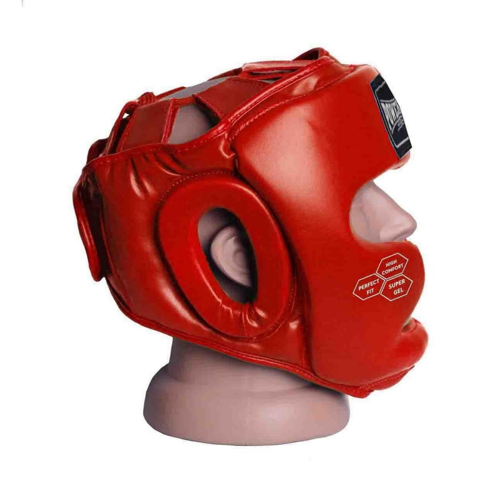 Боксерский шлем тренировочный PowerPlay PP_3043_S_Red, S