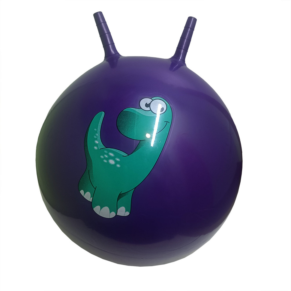 М'яч для фітнесу Bambi B5503 ріжки 55 см, 450 грам