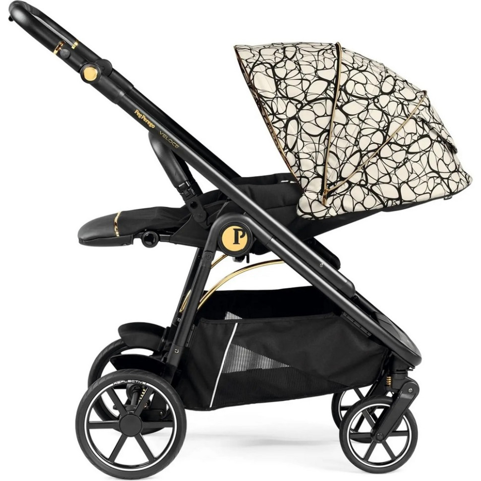 Коляска детская универсальная 2 в 1 Book Grafic Gold Peg Perego PACK-BOOK210000002