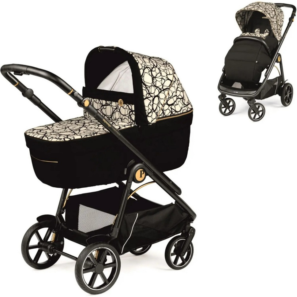 Коляска детская универсальная 2 в 1 Book Grafic Gold Peg Perego PACK-BOOK210000002