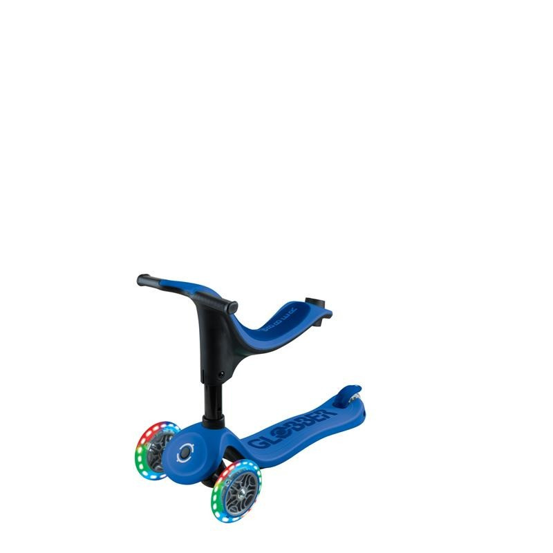 Самокат трехколесный 3 в 1 GO UP SPORTY GLOBBER 452-600-4 синий, до 50 кг
