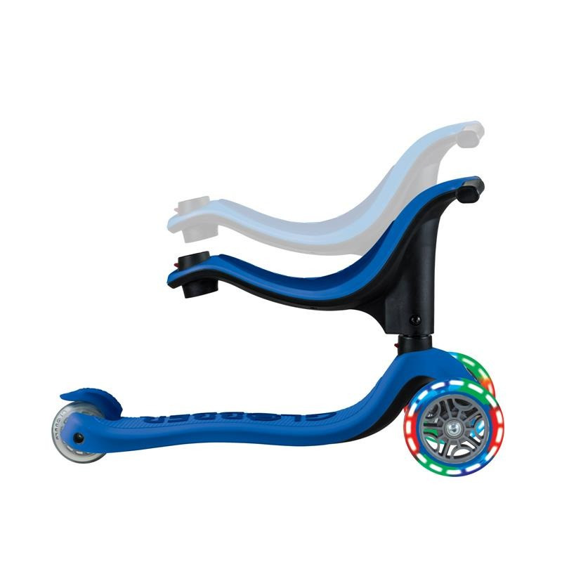 Самокат трехколесный 3 в 1 GO UP SPORTY GLOBBER 452-600-4 синий, до 50 кг